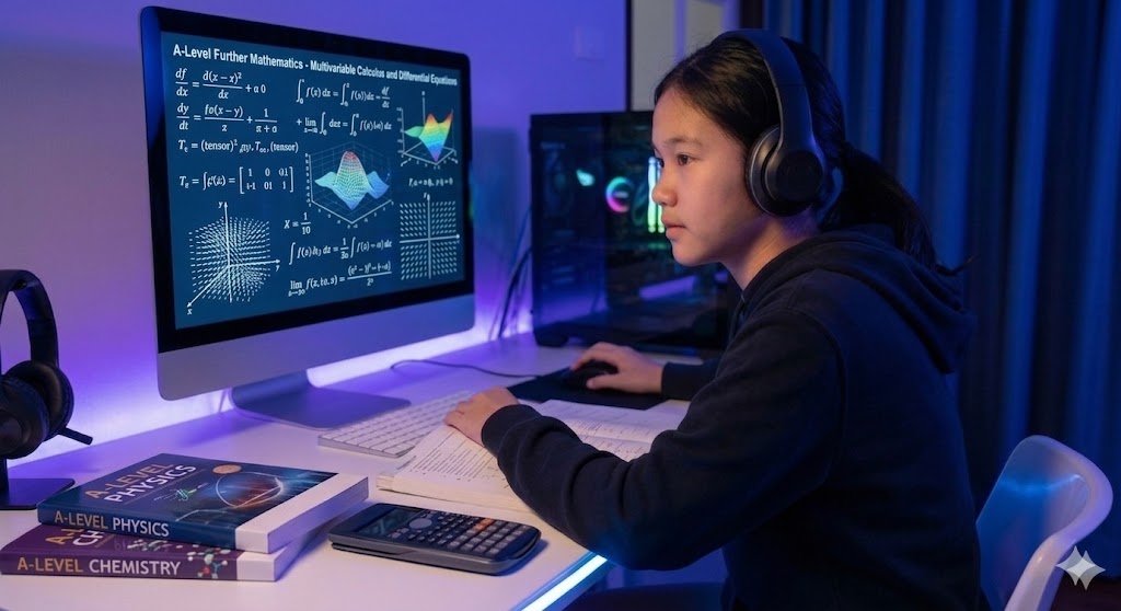 O Level students studying online with SCABT LRN UK accredited program